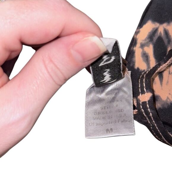 NWT- Dippin Daisys- Bikini Playa Top & High Waisted Cheeky Bottoms Tie-dye, M - Picture 4 of 16